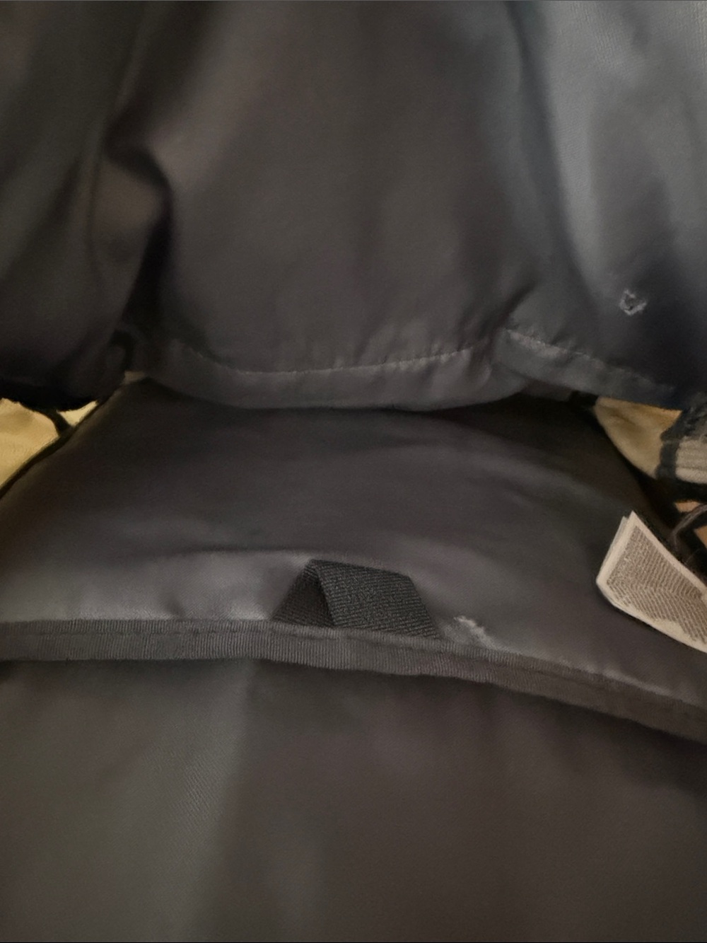 The North Face Cream Backpack with Mint Bungee Cord - Picture 8 of 9